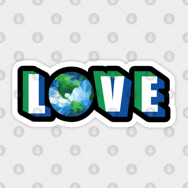 Love our Planet Earth Day Sticker by creative